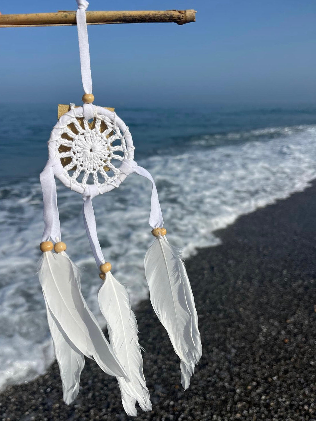 Atrapasueños Blanco – Sueños puros, alma en calma