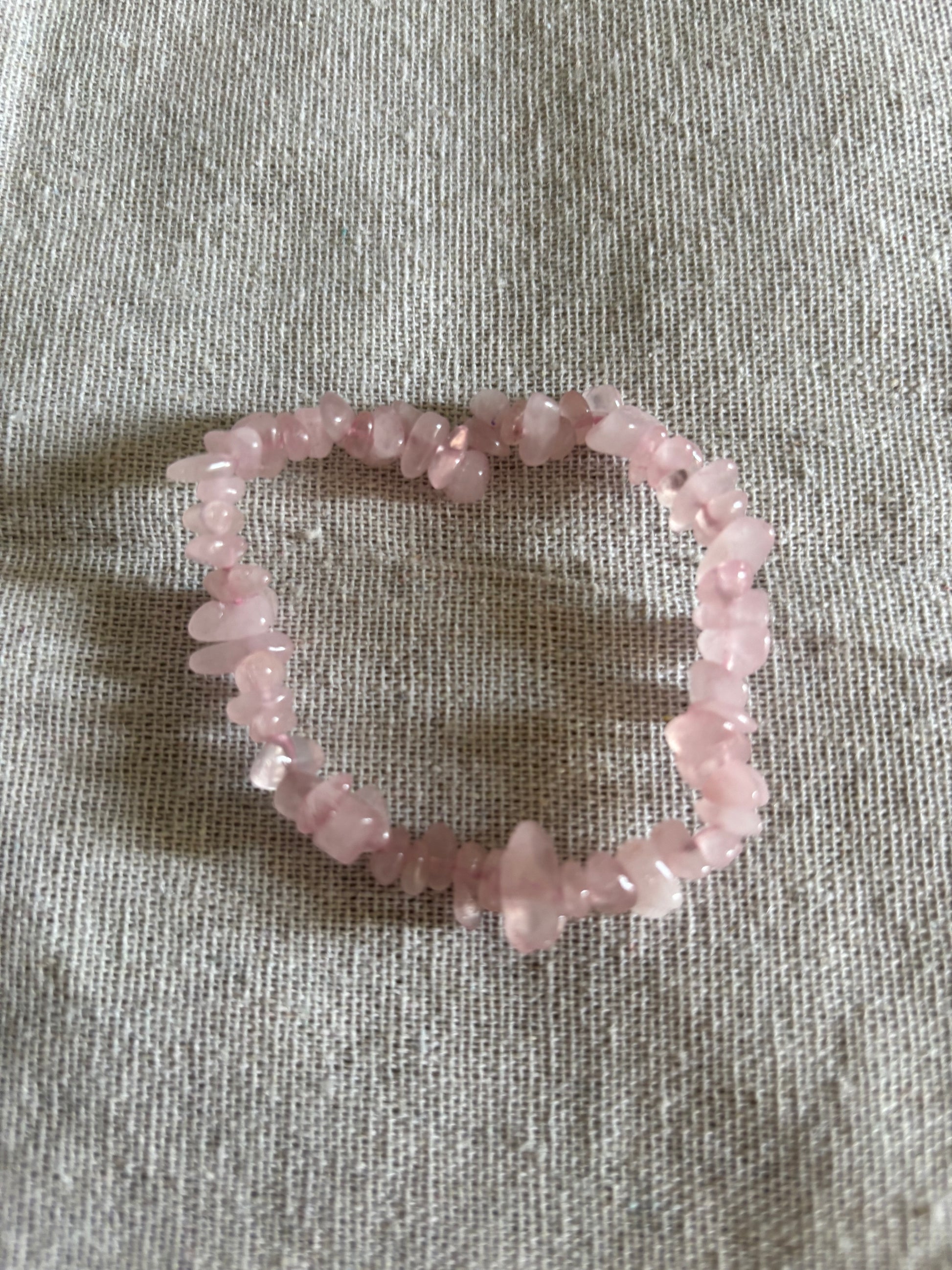 Pulsera cuarzo rosa - Amor propio
