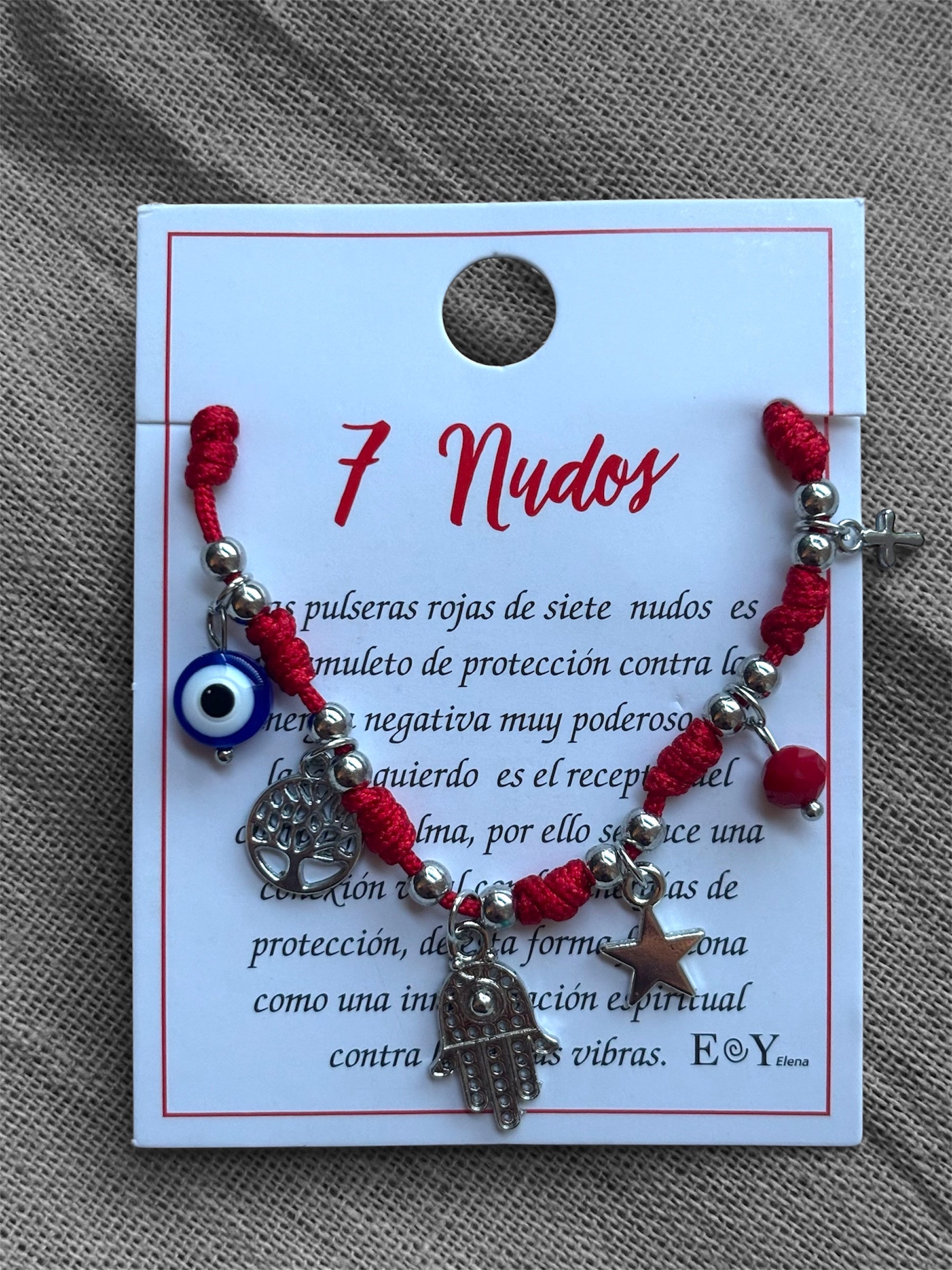 Pulsera 7 nudos talismanes